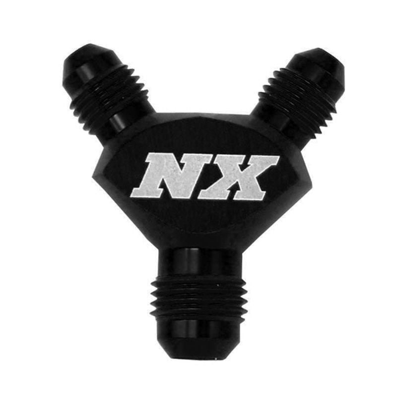 Billet Pure-Flo Y Fitting 4AN x 4AN x 4AN