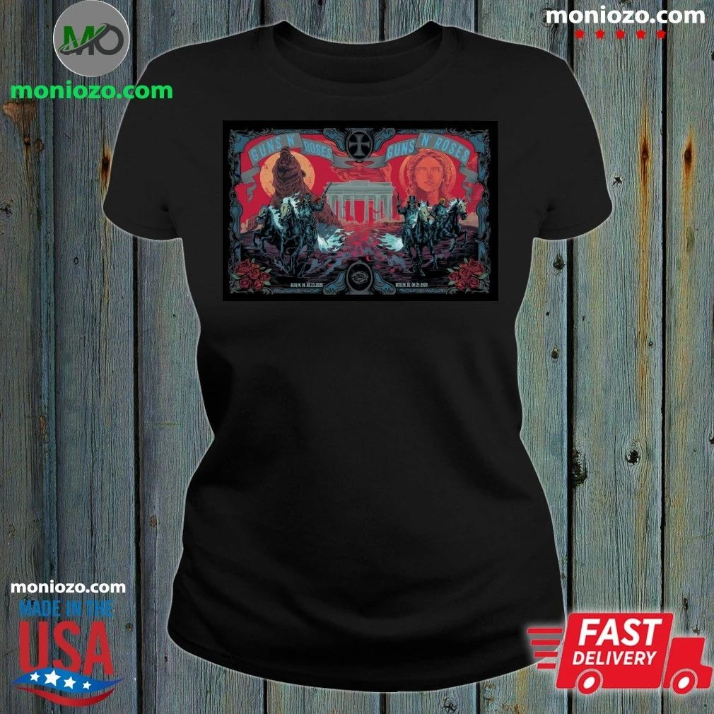 Original Guns N’ Roses at Uber Arena, Berlin 6 23-25 2026 Poster Shirt
