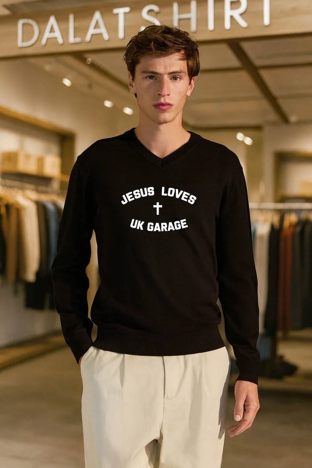Jesus Loves UK Garage shirt