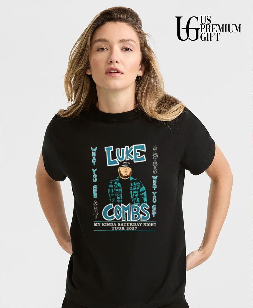 Luke Combs My Kinda Saturday Night World Tour 2027 shirt