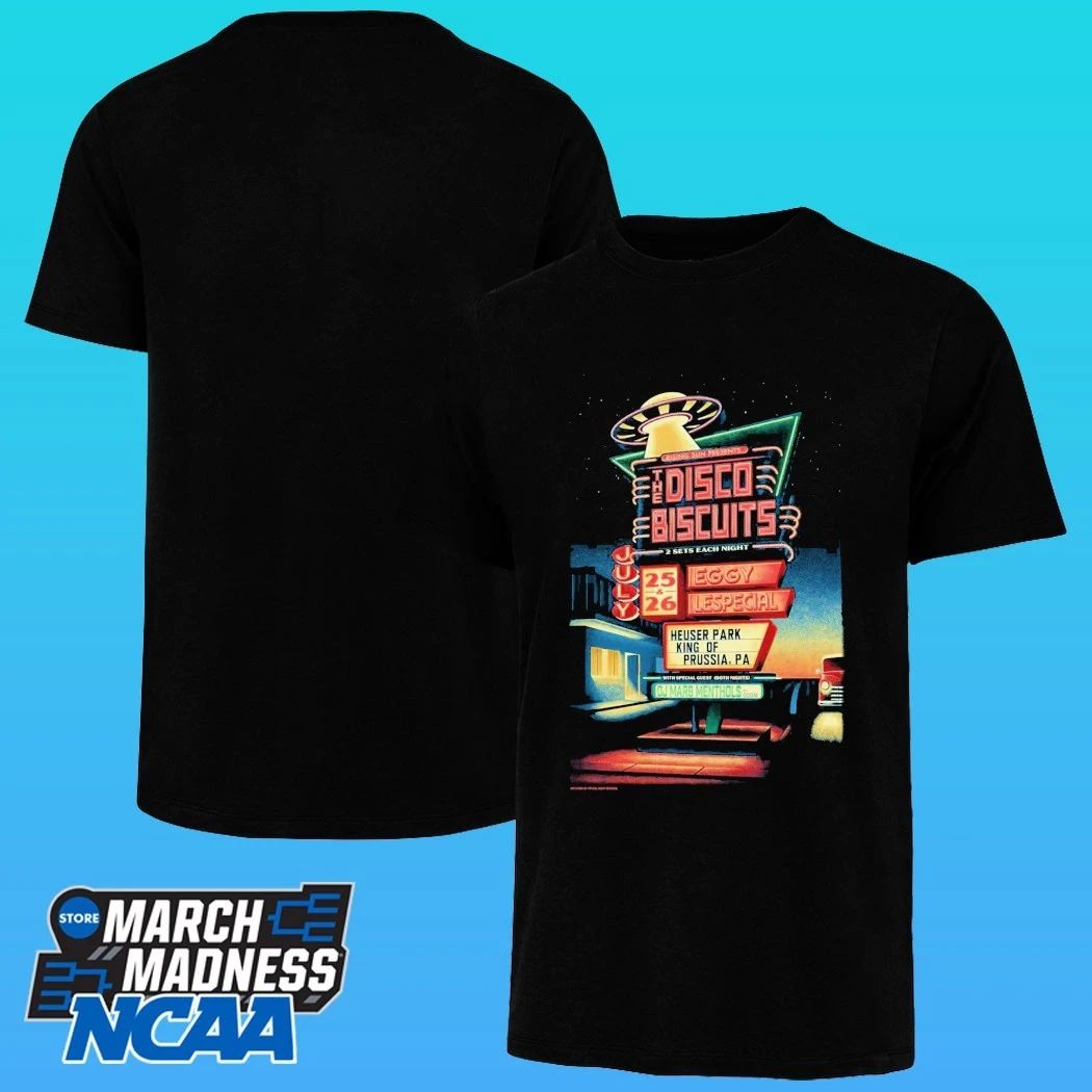 The Disco Biscuits 2026 Concert Tour King Of Prussia, Pa July 25-26 Shirt