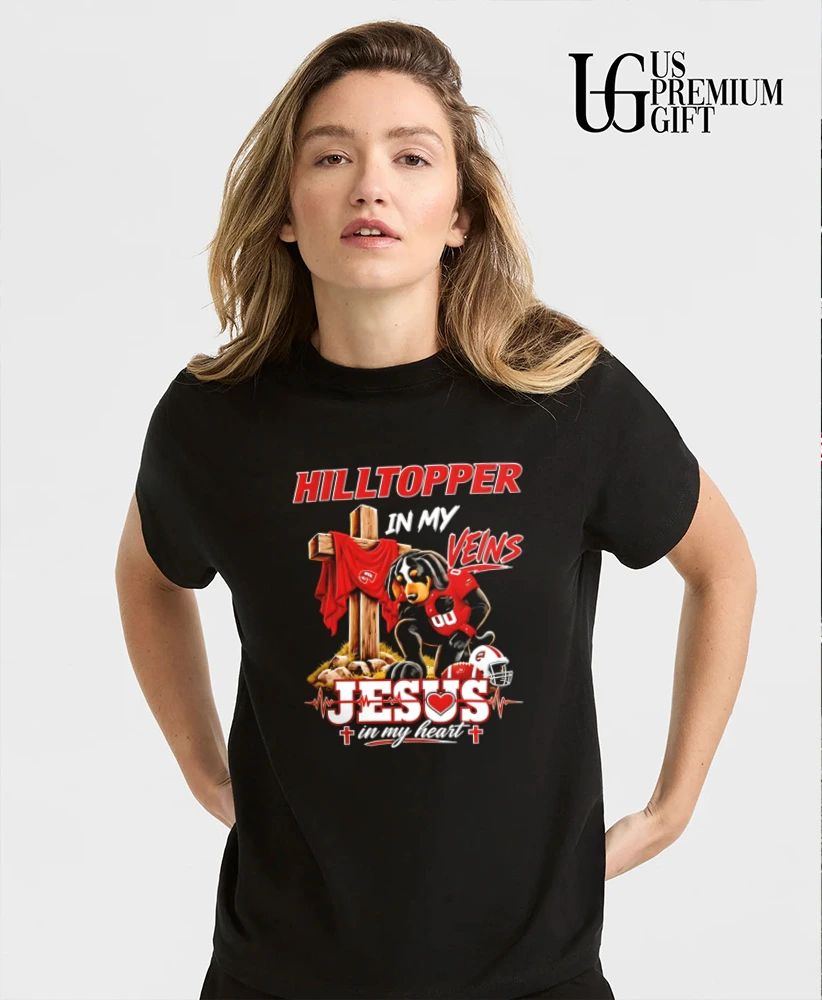 Western Kentucky Hilltoppers Dog In My Veins Jesus In My Heart Faith Football mascot shirt