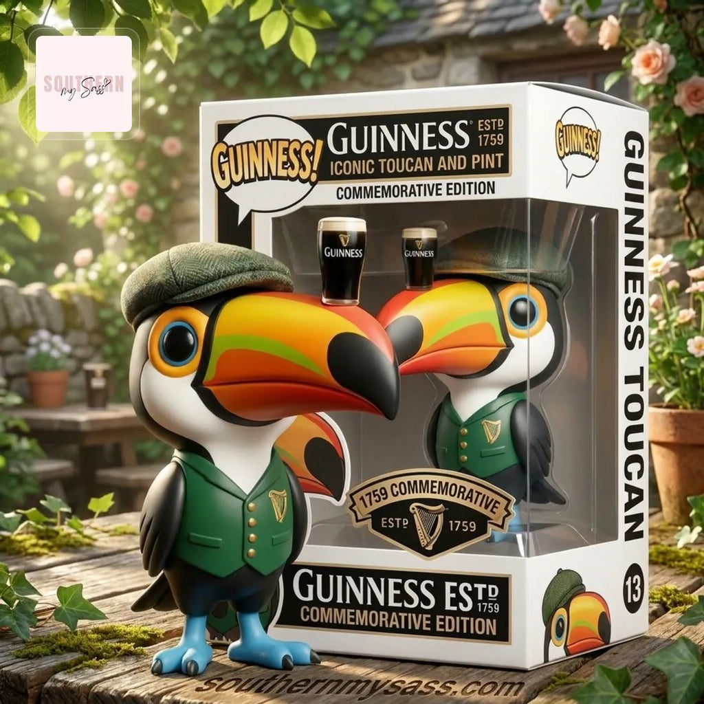 Guinness ESTD 1759 Commemorative Toucan Pop Figure Doll