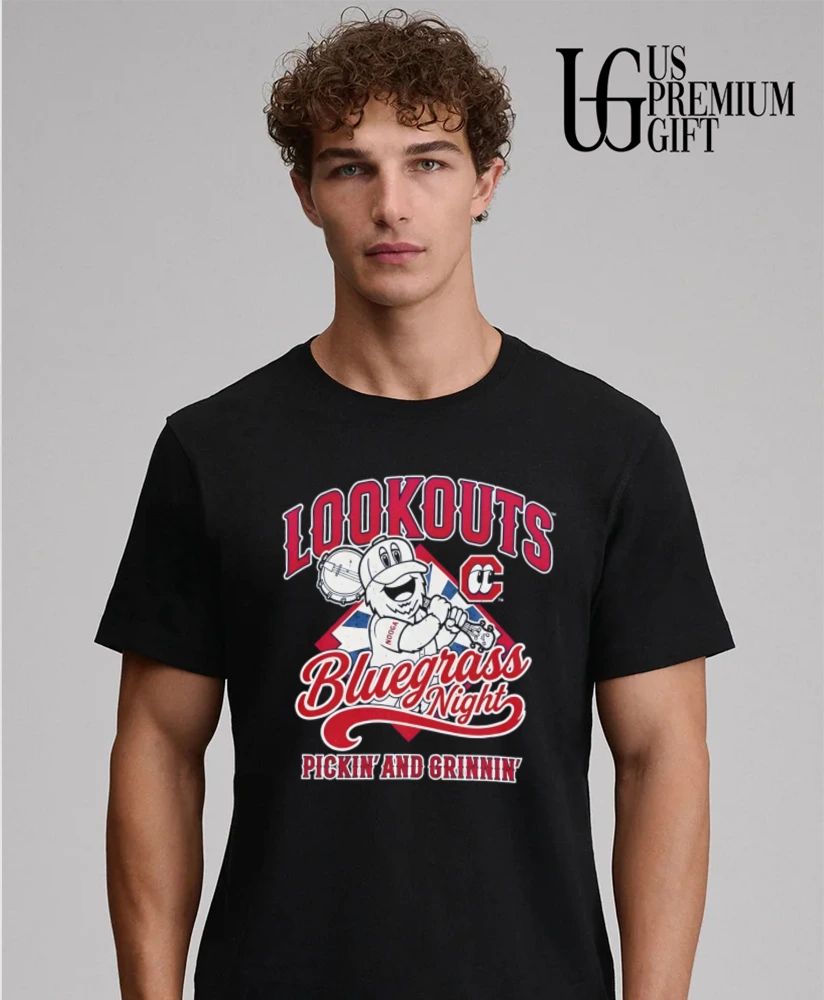 Chattanooga Lookouts Bluegrass Night’ Pickin and Grinnin’ shirt