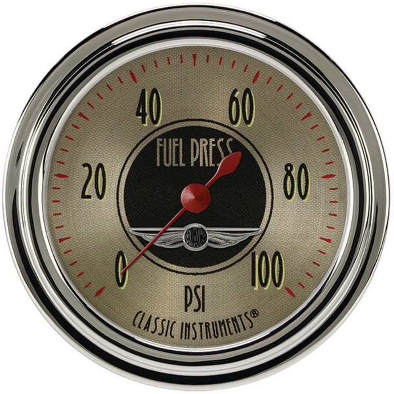 Classic Instruments All American Nickel 2 5/8″ Fuel Pressure