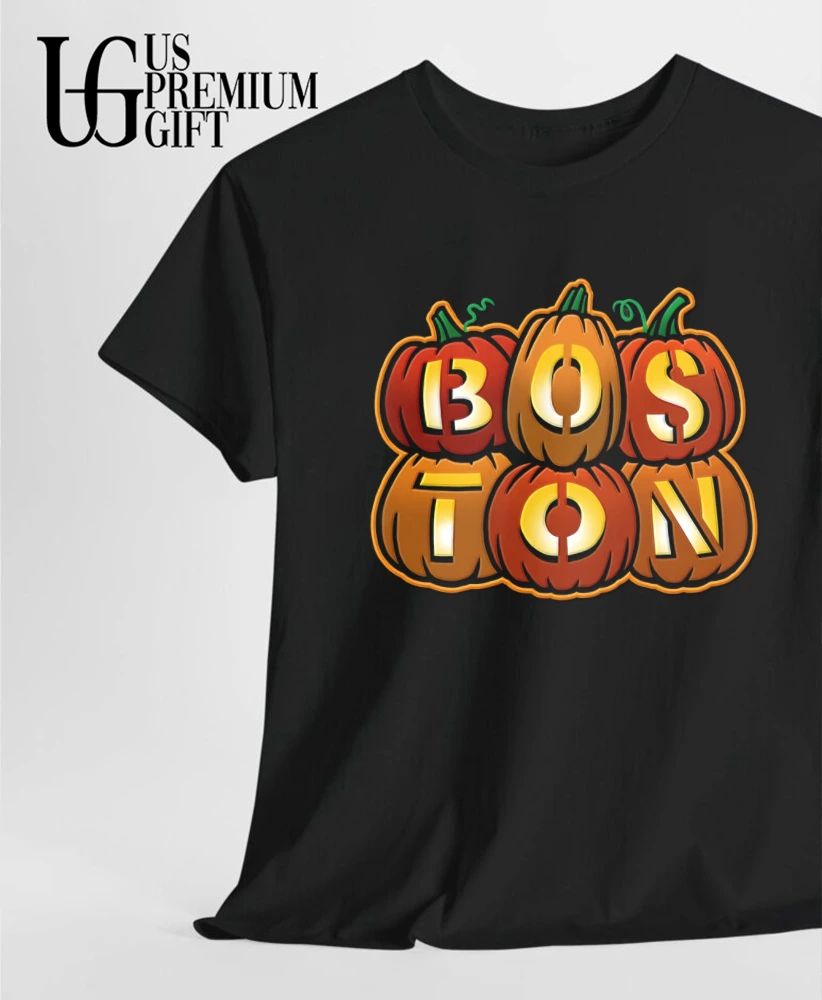 Boston Stacked Jack O’ Lanterns Halloween shirt