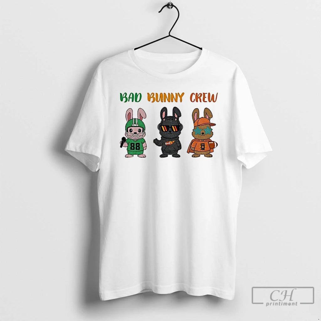 Funny Naugty Bunny Football Game Day T Shirts