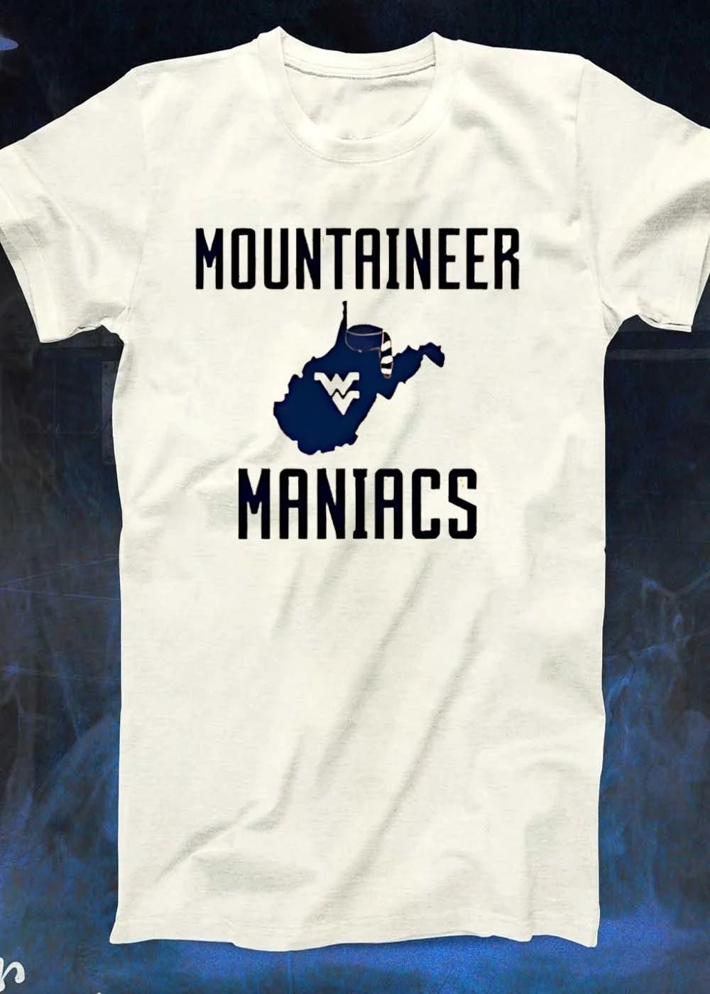 Mountaineer Maniacs West Virginia WV State Logo T-Shirt