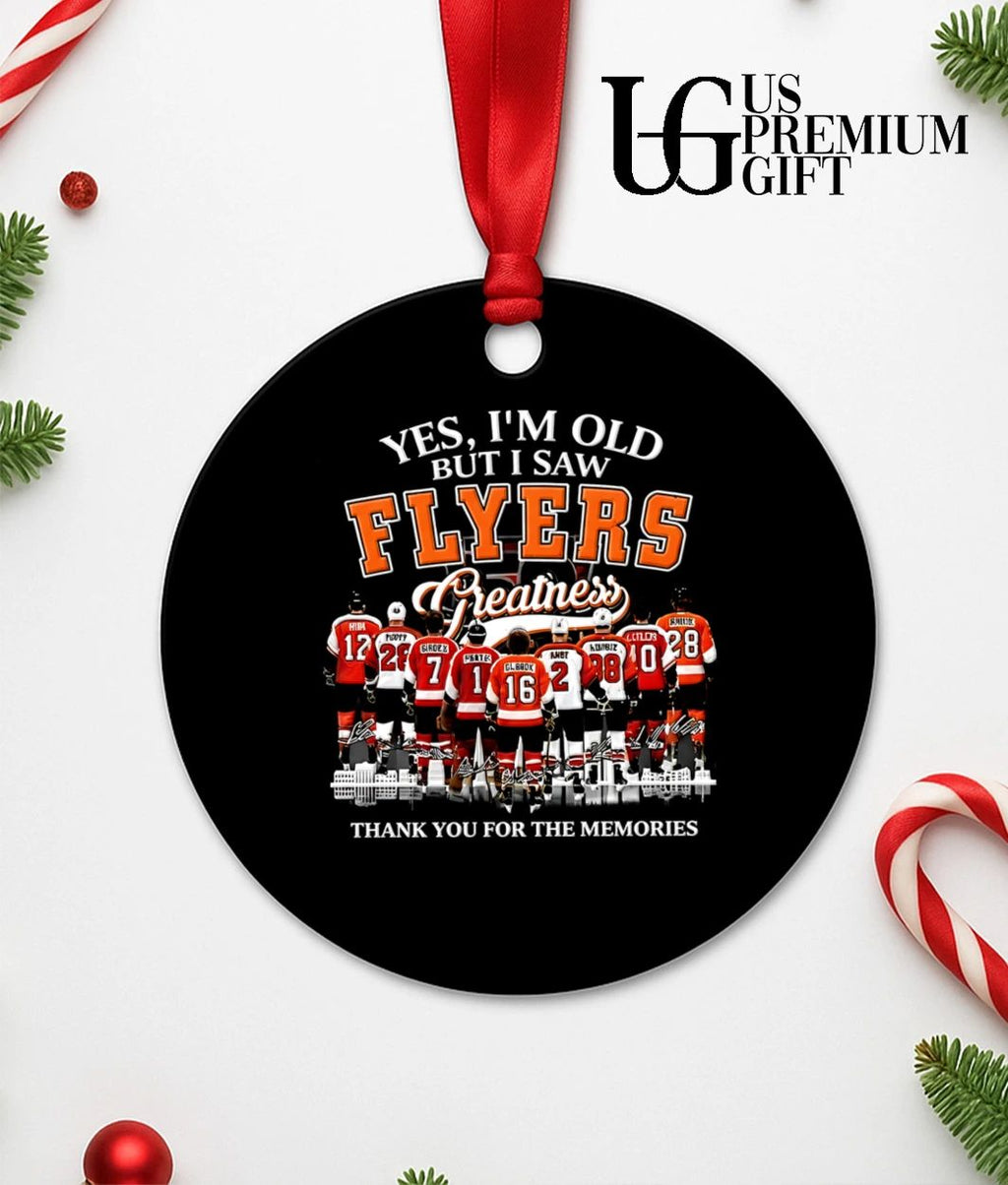 Yes I’m Old But I Saw Philadelphia Flyers Greatness Thank You For The Memories signature shirt