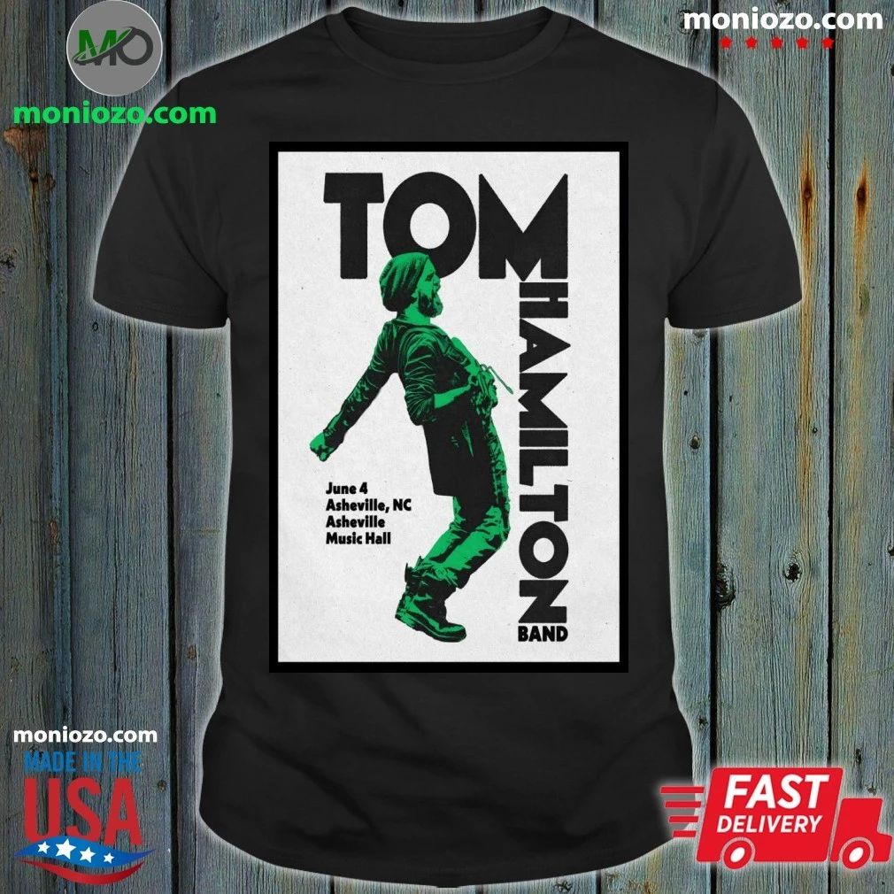 Original Tom Hamilton Jr Jun 4 2026 Asheville Music Hall Tour Poster T-Shirt