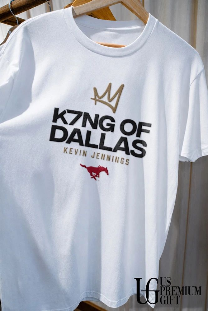 Kevin Jennings K7NG Of Dallas Smu Mustangs Football shirt