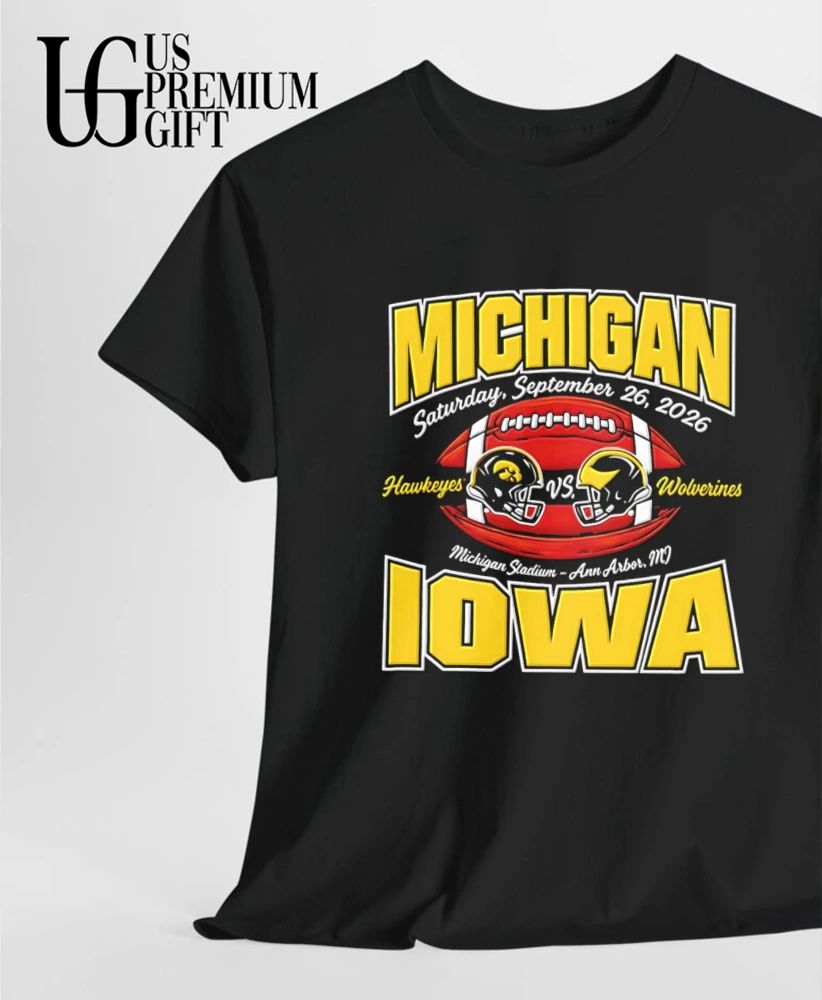 Michigan Wolverines vs Iowa Hawkeyes Sep 2026 shirt