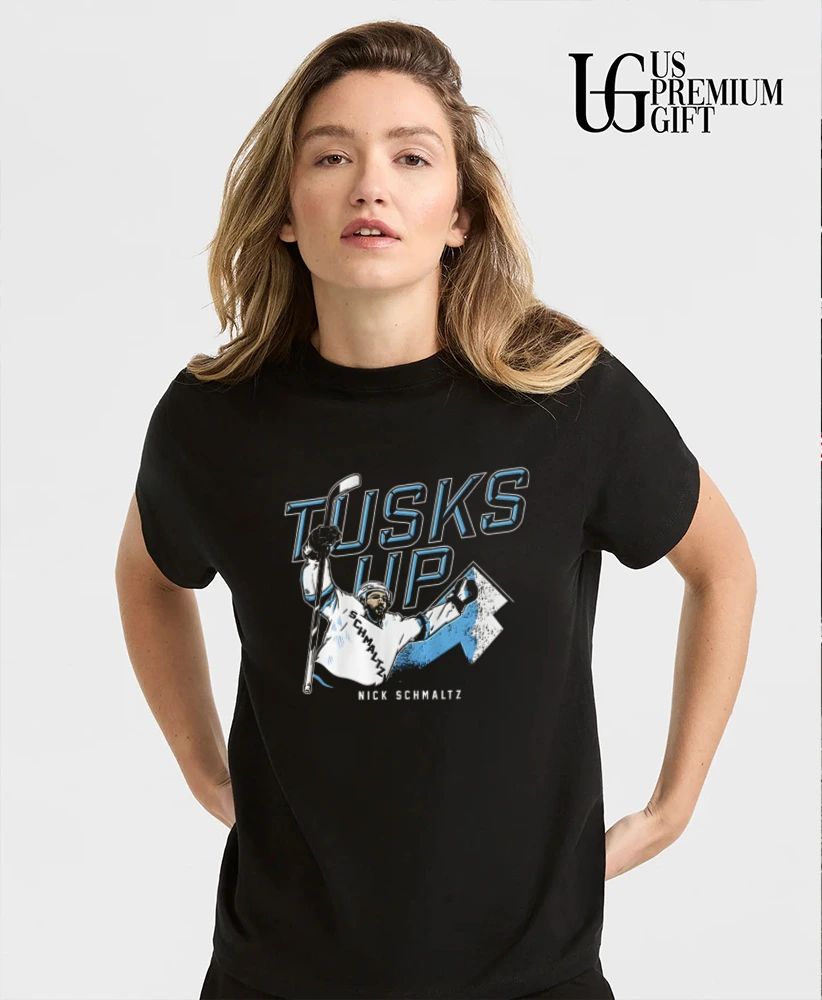 Tusks Up Nick Schmaltz Utah Mammoth hockey shirt