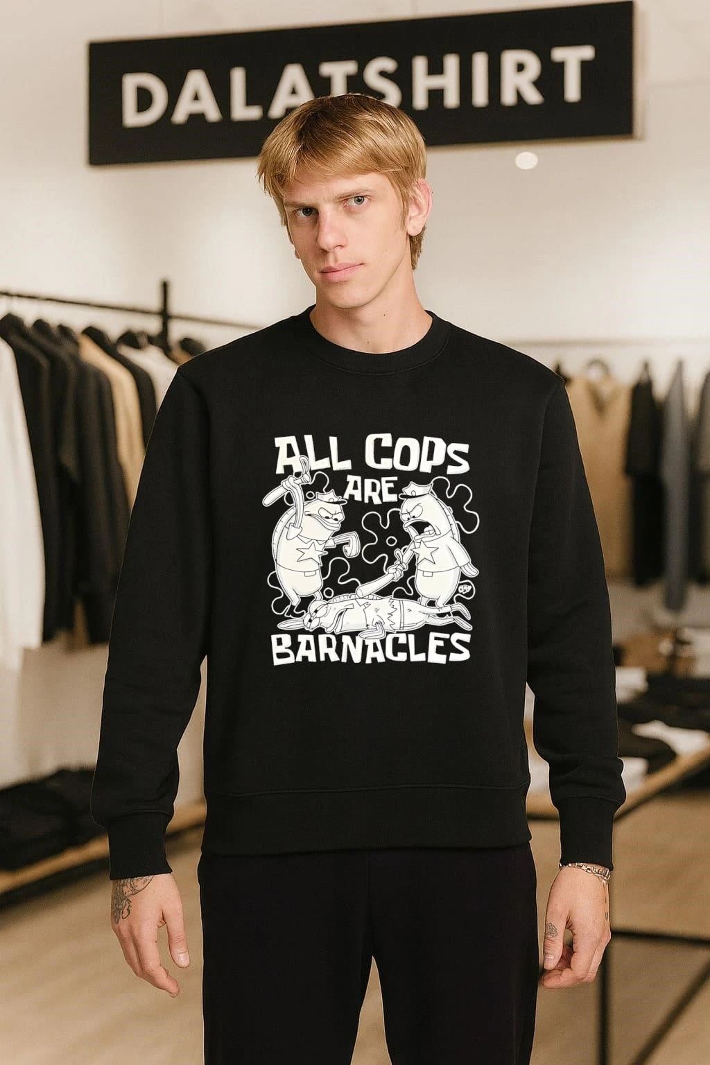 All Cops Are Barnacles Fish Police Cartoon shirt