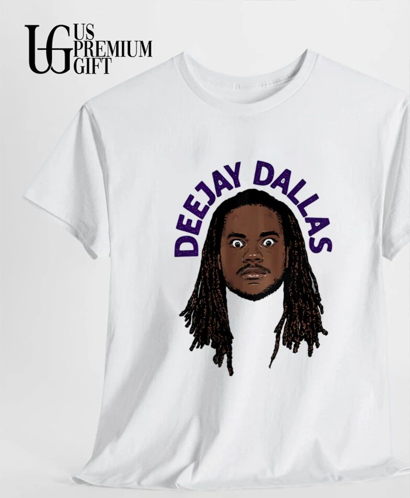 DeeJay Dallas Minnesota Vikings football headshot signature shirt