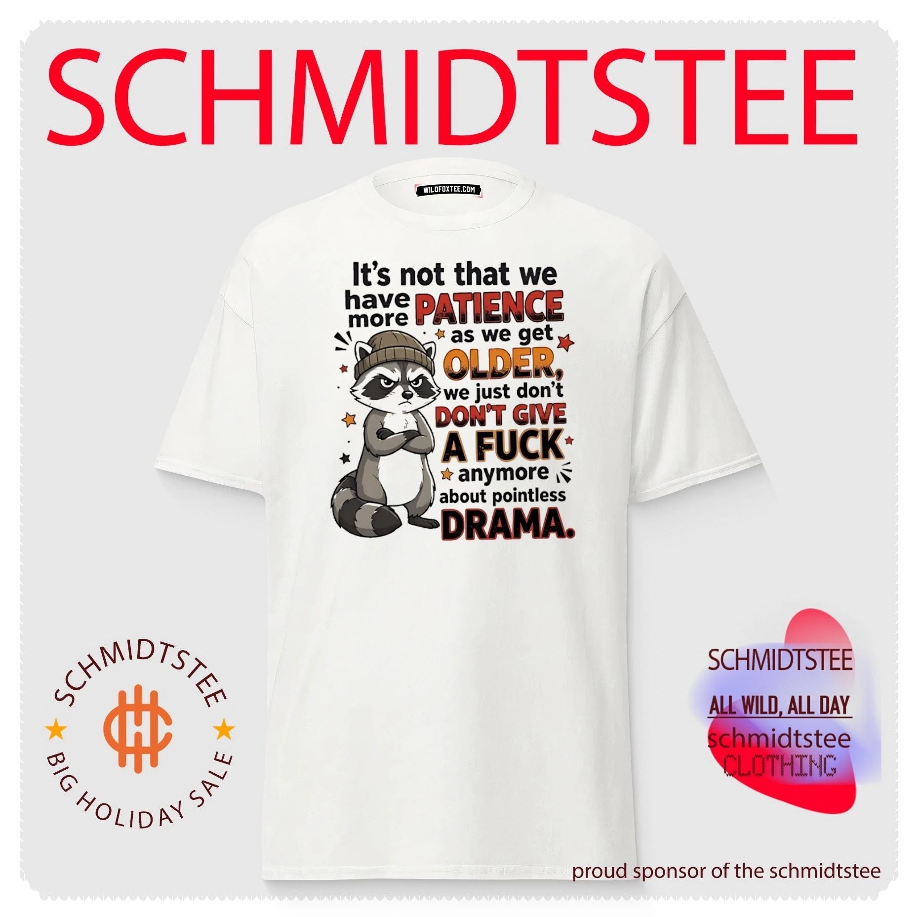 It’s not that we have more patience as we get older we just don’t give a fuck anymore shirt