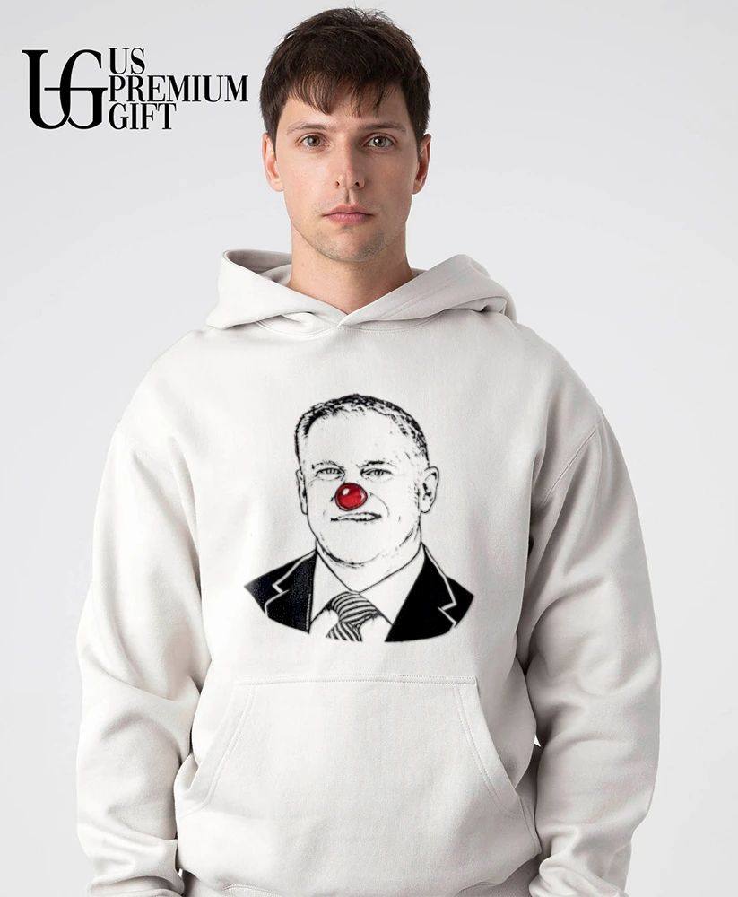 Hunter Yurachek clown portrait shirt