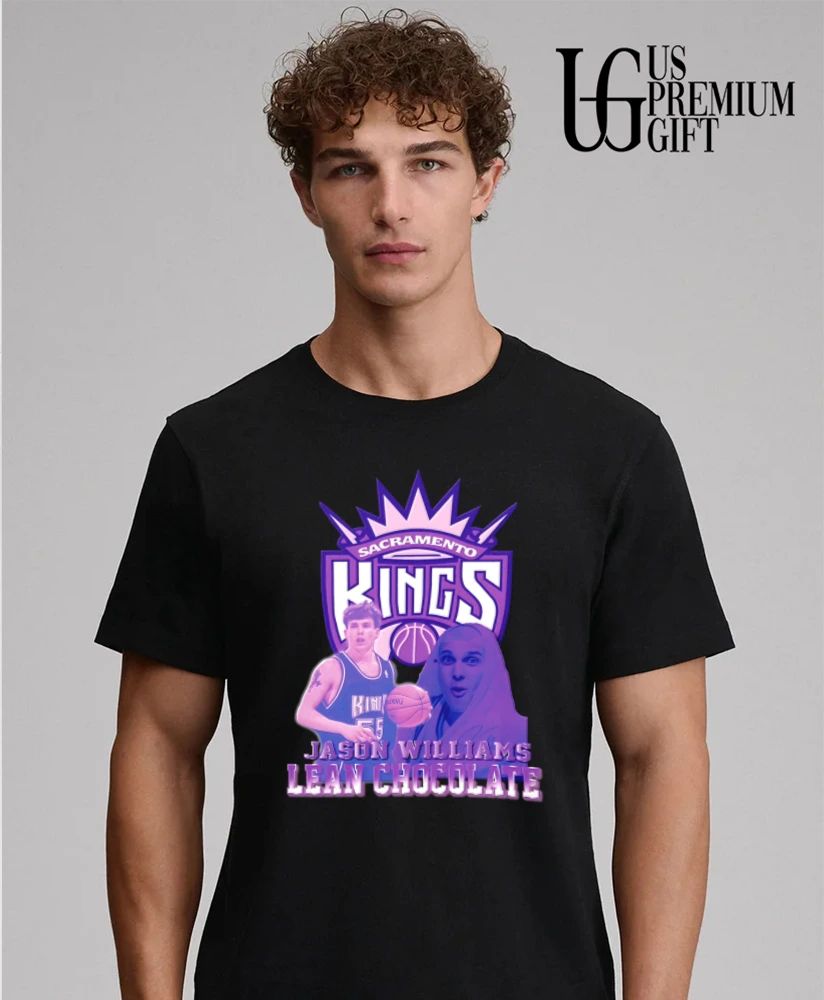 Jason Williams Sacramento Kings NBA Lean Chocolate portraits basketball shirt