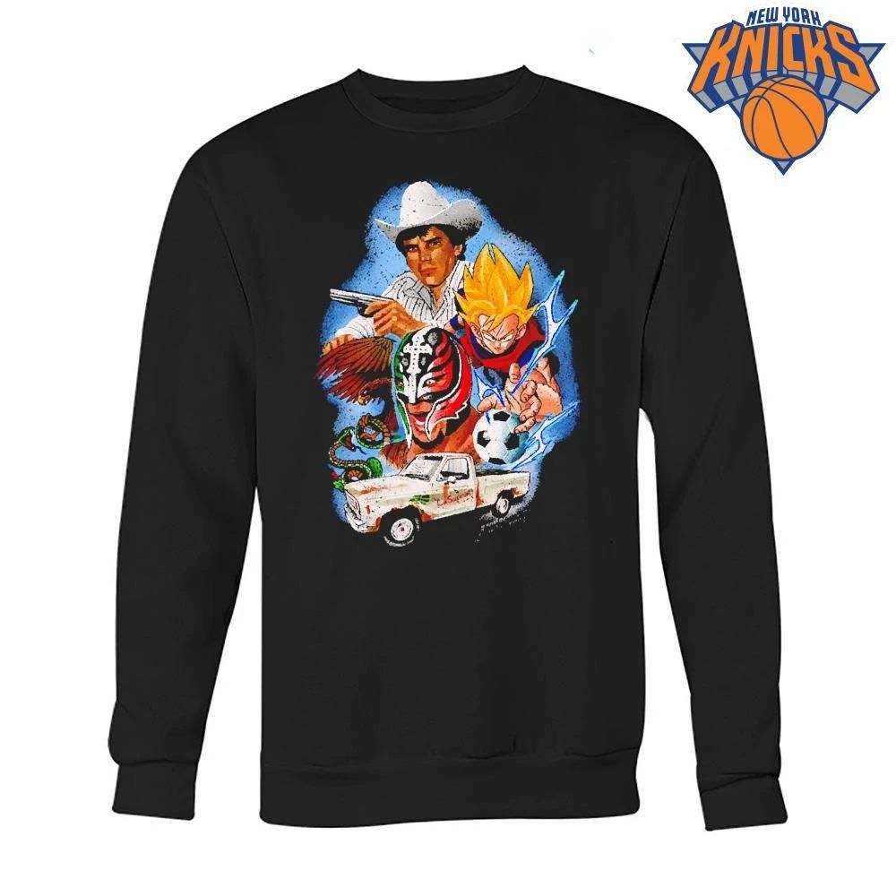 Vintage Mexican Bootleg Chalino Sanchez Rey Mysterio Anime Soccer Truck Eagle Aesthetic Shirt