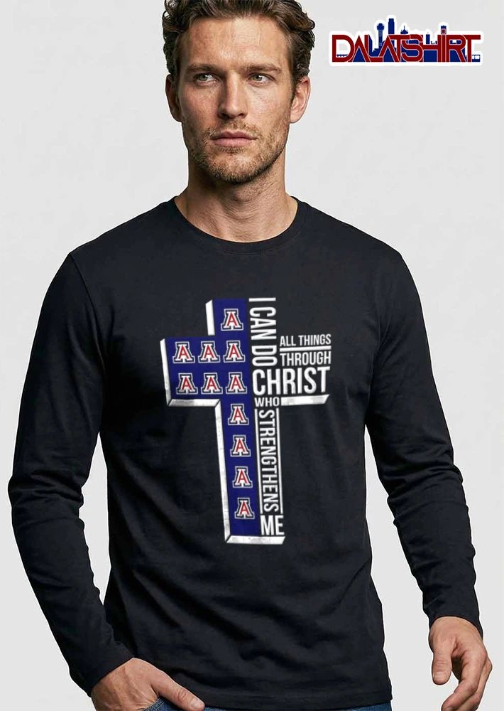Arizona Wildcats I can do all things through Christ who strengthens me shirt