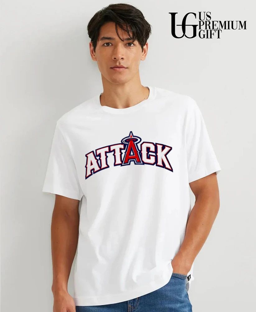 Samy Natera Jr wearing Attack Angels shirt