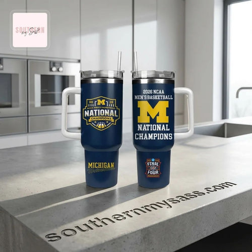 2026 NCAA Men’s Basketball Michigan National Champions Tumbler