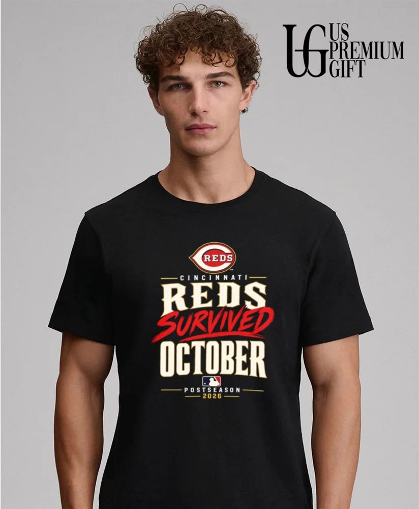 Cincinnati Reds Baseball Survived October Postseason 2026 shirt