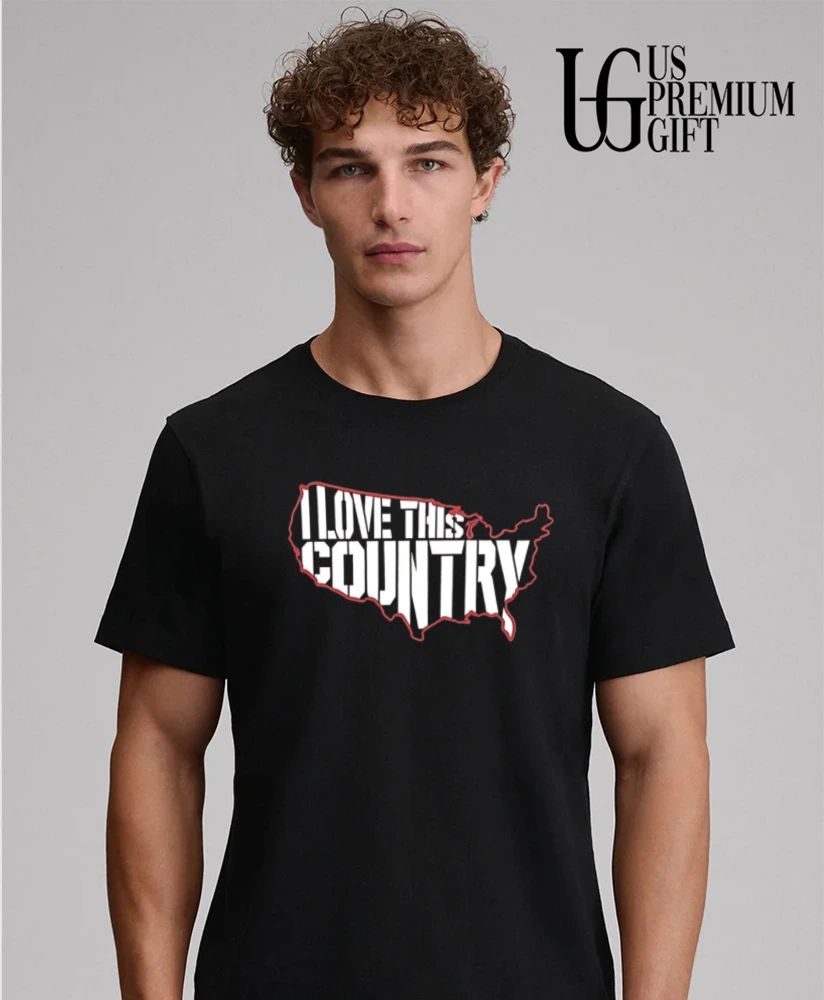 I Love This Country State Map shirt