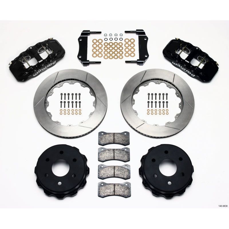 Wilwood AERO4 RearTruck Kit 14.25in 1999-2010 GM 1500-SUV 2 Piston OE Caliper
