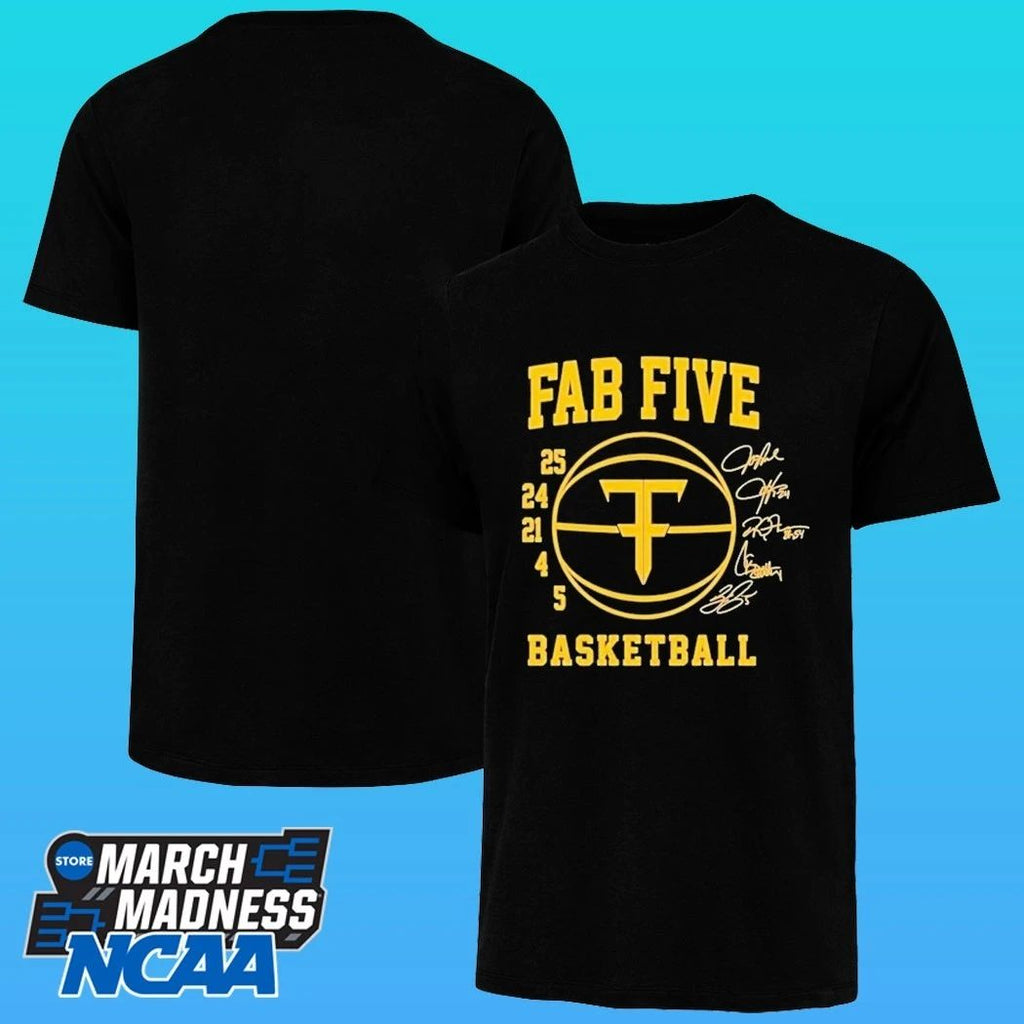 FAB FIVE Michigan Basketball Shirt