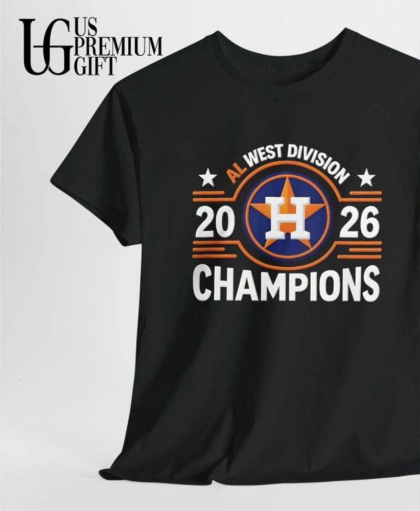 Houston Astros AL West Division Champions 2026 shirt