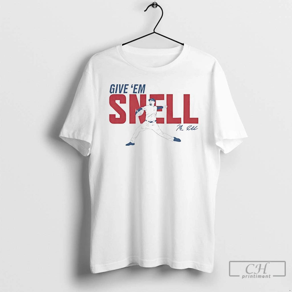 Classic Blake Snell Los Angeles Dodgers Give Em Snell Signature T Shirts Hoodie Longsleeve