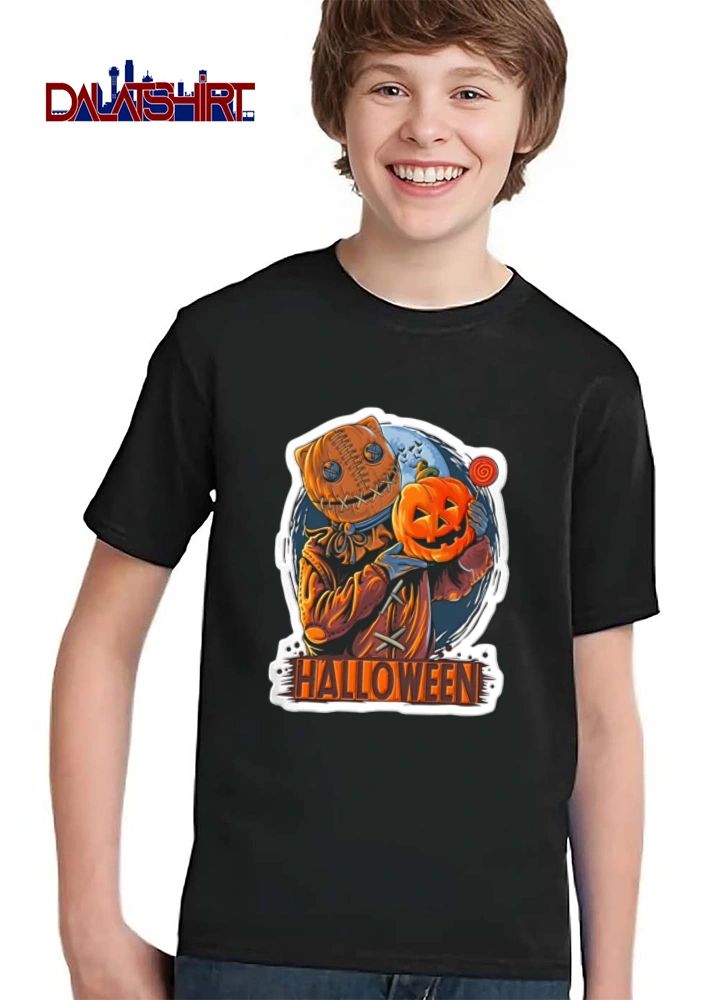 Halloween Cute Sackman with pumpkin shirt