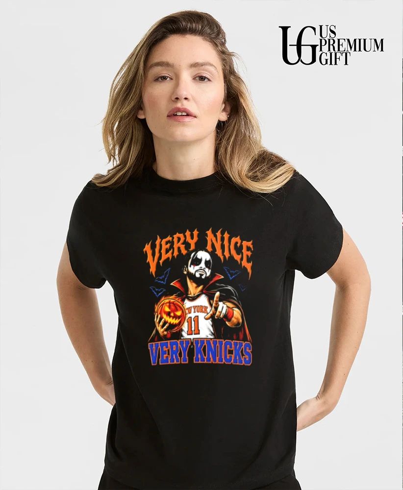 Jalen Brunson Very Nice Very Knicks Halloween shirt