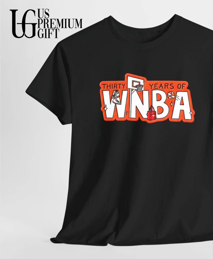 Thirty Years of WNBA logo shirt