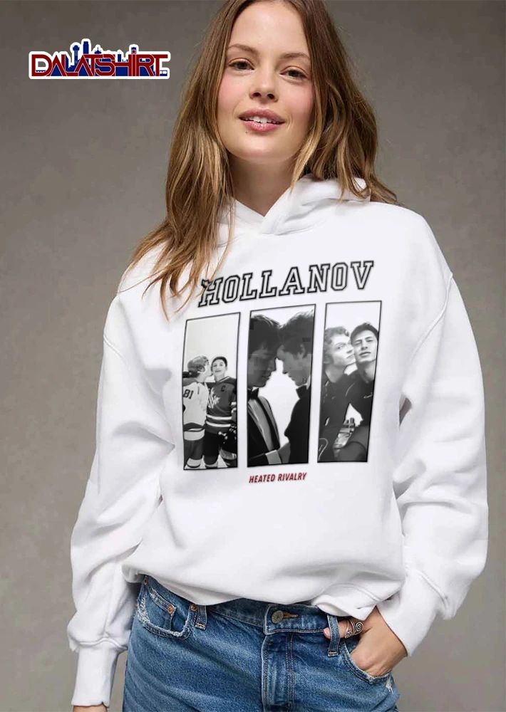 Hollanov Heated Rivalry 81 three panels hockey players tuxedos shirt