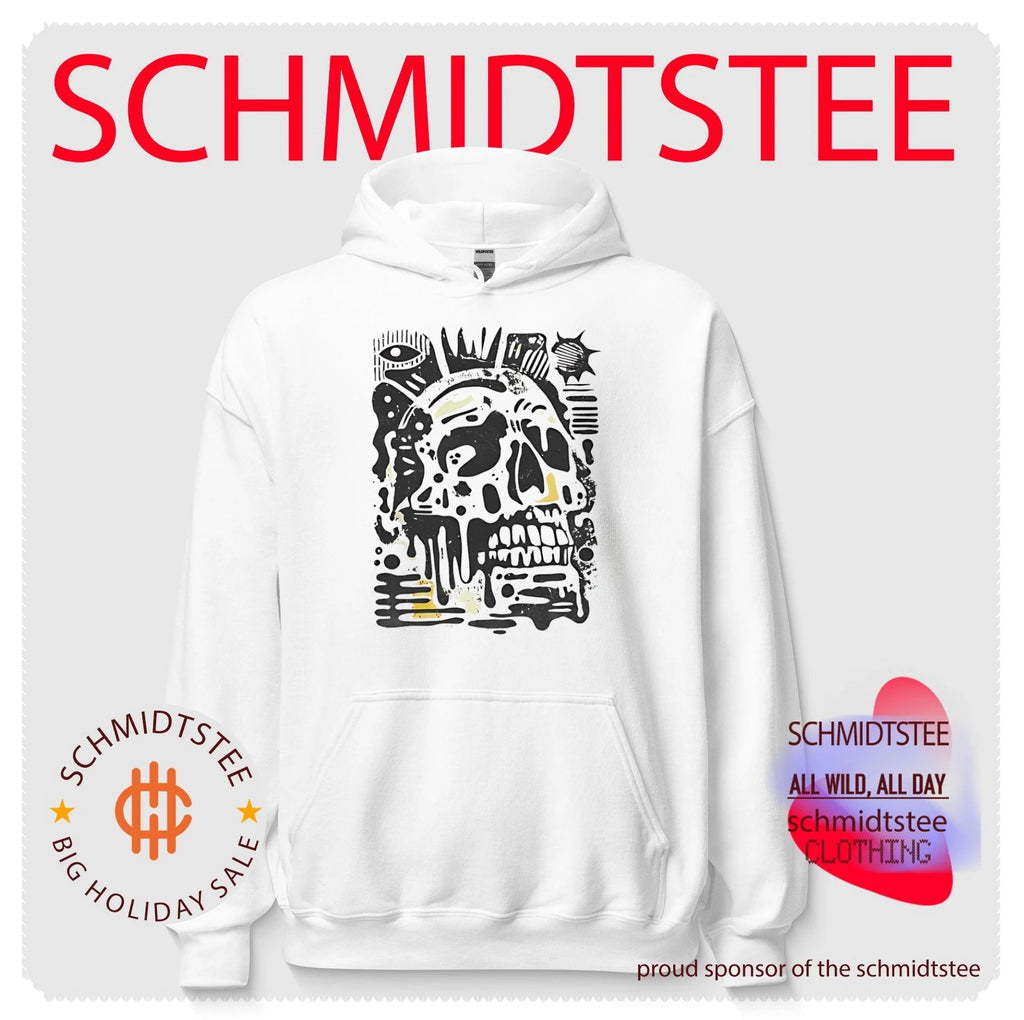 Dripping skull illustration shirt