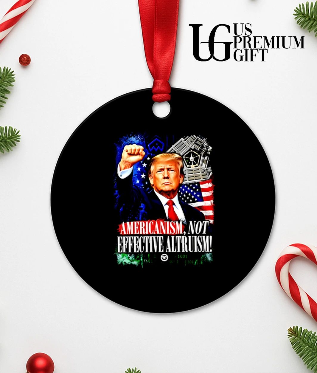 Donald Trump Americanism Not Effective Altruism shirt