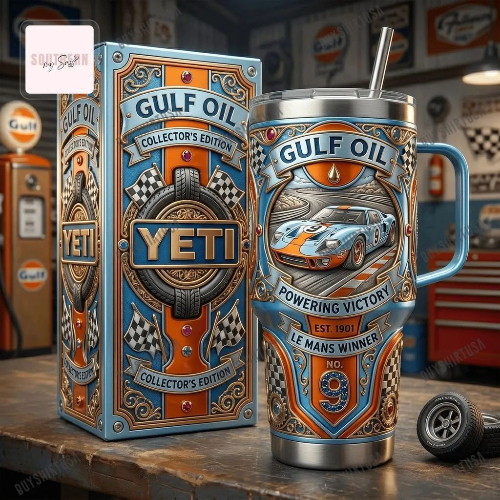 Gulf Oil Le Mans Racing Collector’s Edition Yeti Tumbler