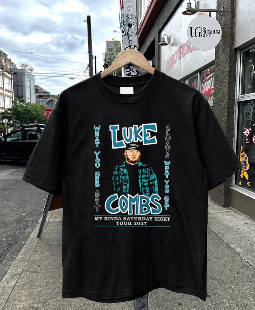 Luke Combs My Kinda Saturday Night World Tour 2027 shirt
