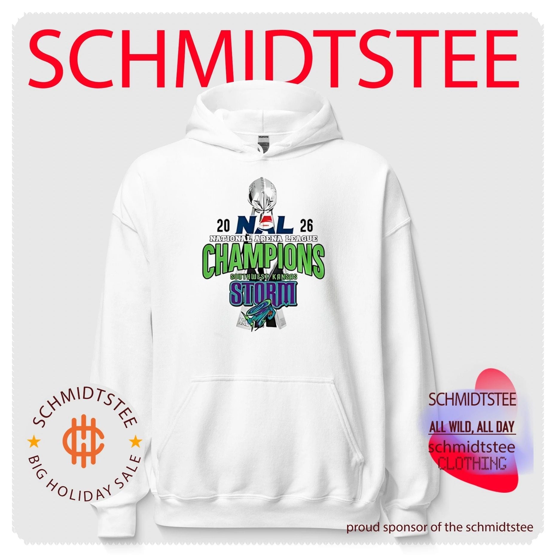 Southwest Kansas Storm 2026 NAL Champions trophy shirt