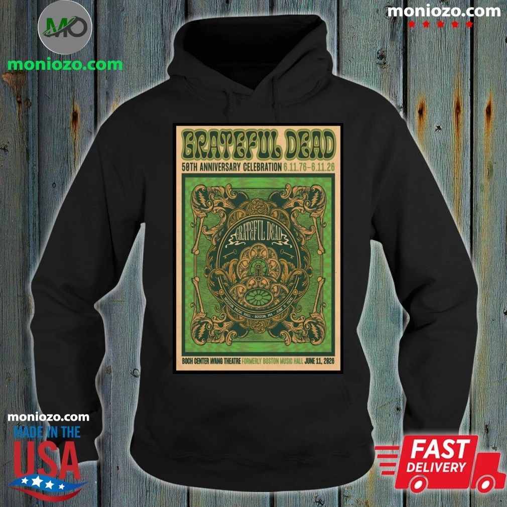 Original Grateful Dead 6 11 2026 Boston MA Poster Shirt