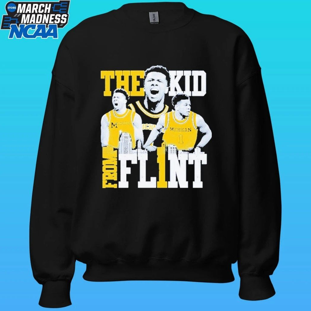 Michigan Wolverines Men’s Basketball The Kid From Fl1nt Shirt