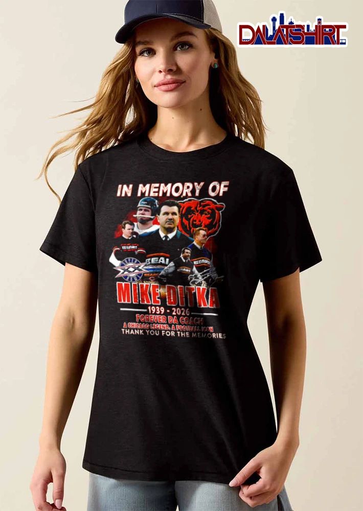 In Memory Of Forever Da Coach A Chicago Legend A Football Icon Thank You For The Memories shirt