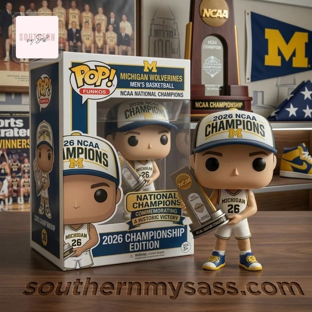 Michigan Wolverines 2026 NCAA Champions Pop Figure Doll