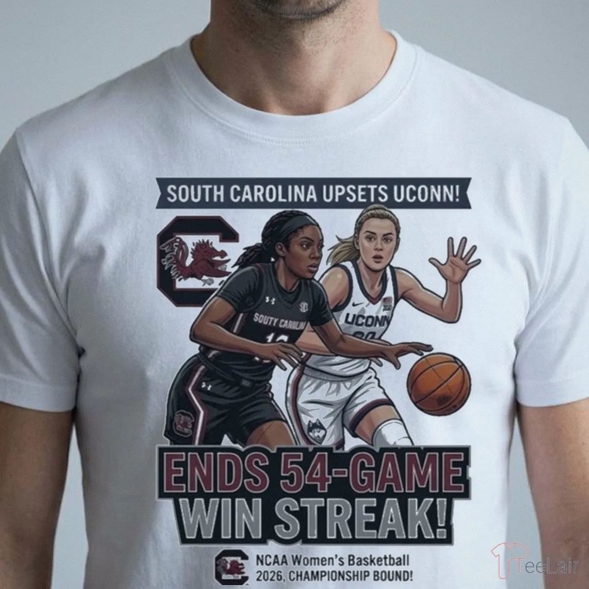 South Carolina Vs UConn Championship NCAA Women’S Basketball 2026 Shirt