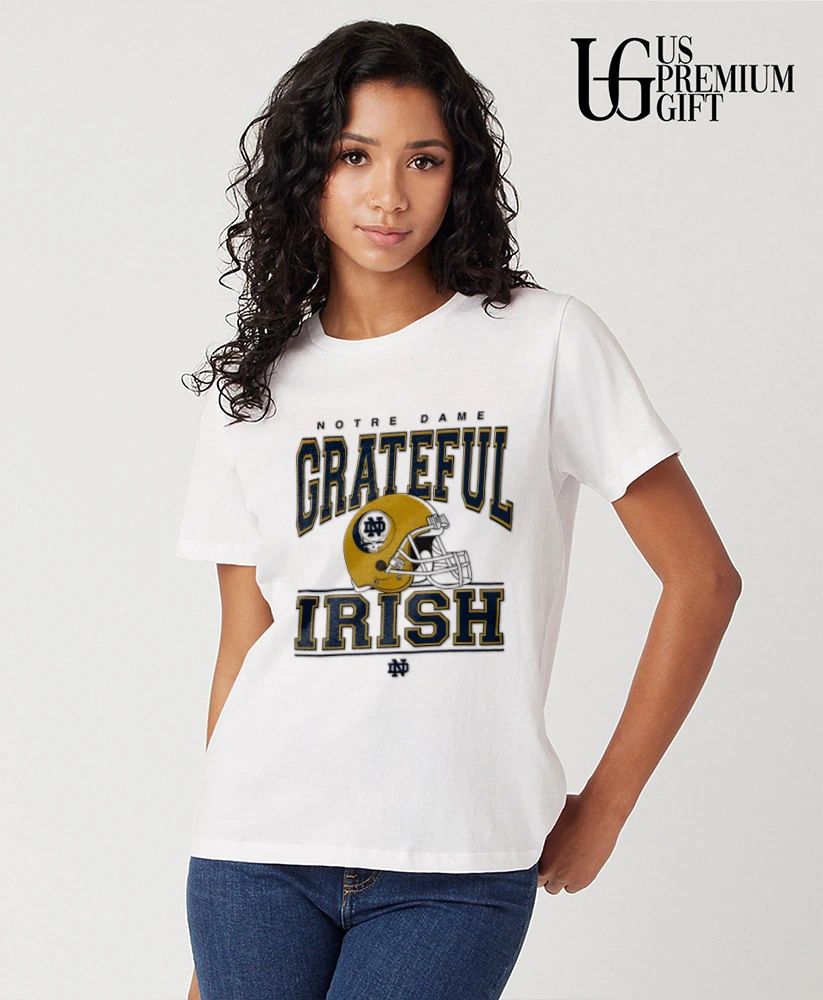 Notre Dame Fighting Irish x Grateful Dead Steal Your helmet shirt