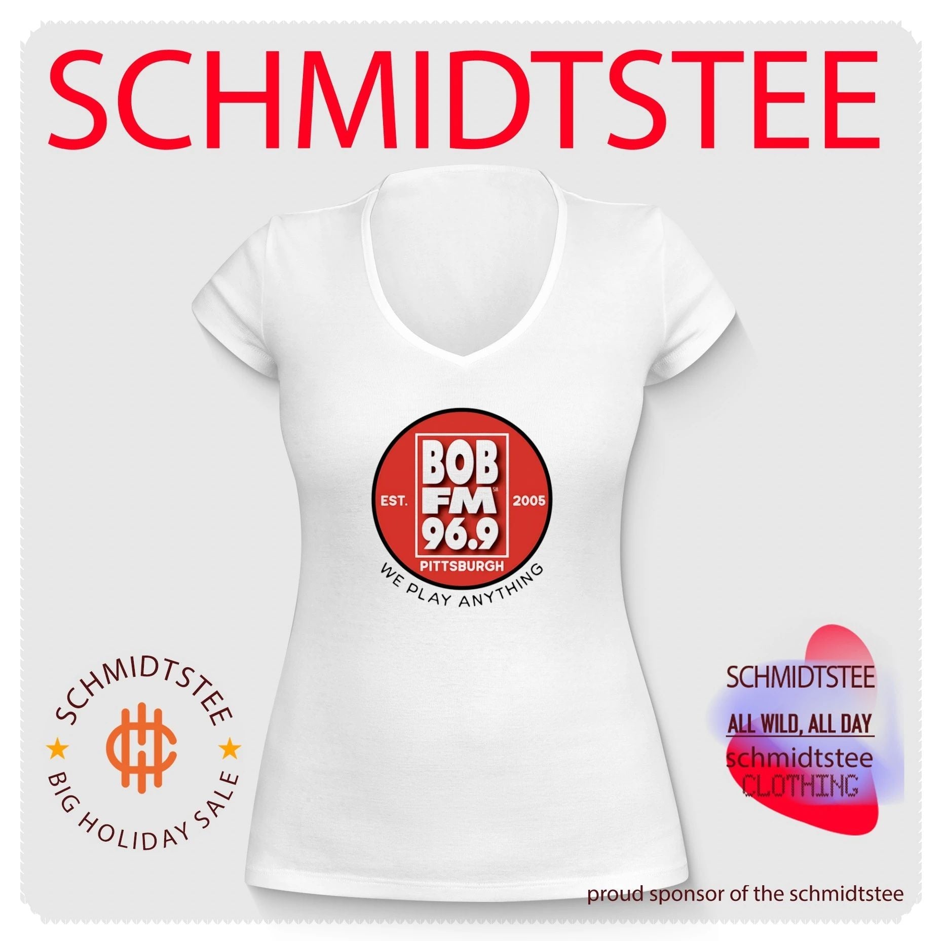 Bob FM 969 Pittsburgh We Play Anything shirt