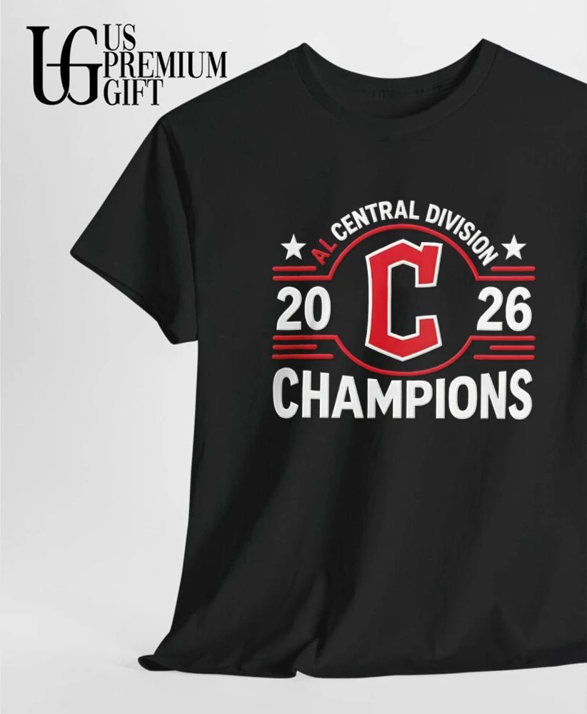 Cleveland Guardians AL Central Division Champions 2026 shirt