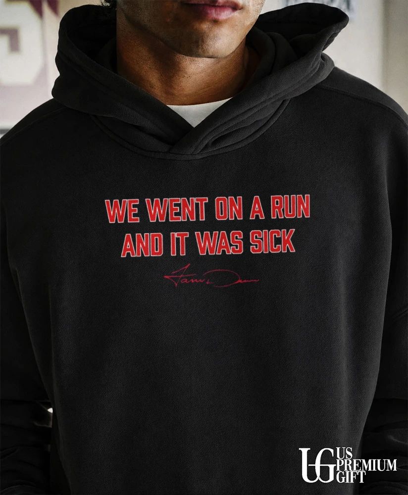 We went on a run and it was sick Jarren Duran Boston Red Sox baseball signature shirt